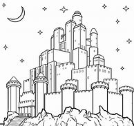 Image result for Old Castle at Night