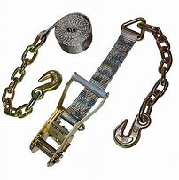 Image result for Ratchet Straps with Chain Hooks