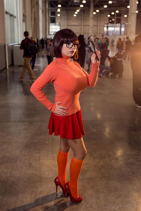Busty Velma Cosplay