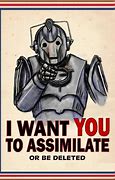 Image result for Cyberman Delete Meme