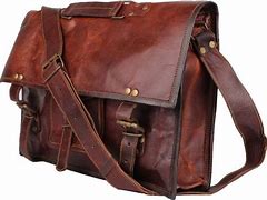 Image result for Made in India Brown Leather Messenger Bag iPad