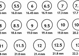 Image result for Measure Ring Size Chart