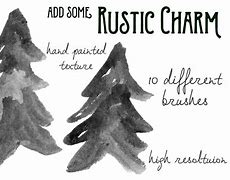 Image result for Pine Tree Brush Photoshop