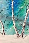 Image result for Anime Winter Tree