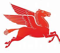 Image result for Mobil Gas Pegasus Logo