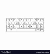 Image result for Keyboard White Outline