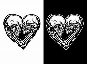 Image result for Cute Skull Couple Drawings