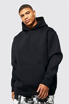 Image result for Men Black Loose Hoodie