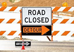Image result for Road Closed Traffic Sign