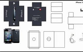 Image result for Papercraft iPhone Box Template