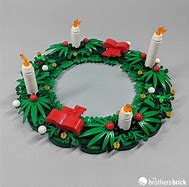 Image result for LEGO Christmas Wreath