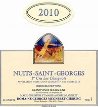 Image result for Georges Mugneret Mugneret Gibourg Nuits saint Georges Vignes Rondes