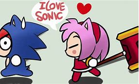 Image result for Sonic Amy Heart Eyes