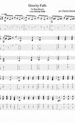 Image result for Gravity Falls Theme Song Guitar Tabs