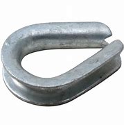 Image result for Galvanized Rope Thimble