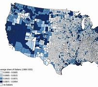 Image result for Italian Immigration to America Map