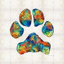 Image result for Puppy Paw Print Art