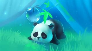 Image result for Cute Winter Anime Panda Wallpaper