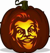 Image result for Joker Pumpkin Carving Stencils