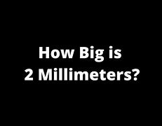 Image result for How Big Is 2 mm