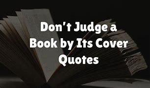 Image result for Don't Judge a Book by Its Cover Cartoon