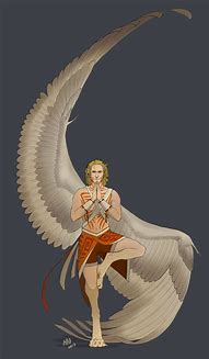 Image result for Winged Man Art