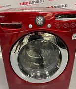 Image result for LG Front Load Steam Washer in Maroon Color