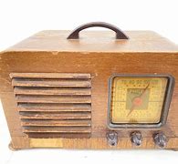 Image result for Vintage Wooden Radios