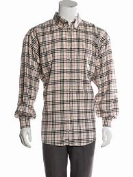 Image result for Burberry British Khaki Plaid Shirt