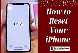 Image result for How to Manually Reset Your iPhone