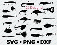 Image result for Antique Fishing Lure SVG