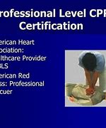 Image result for Levels of CPR Certification