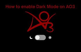 Image result for AO3 Dark Mode