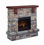 Image result for Electric Stone Fireplace