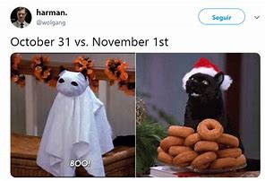 Image result for October 31 Vs. November 1 Meme Nightmare Before Christmas