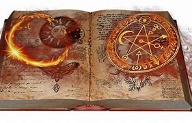 Image result for Vintage Spell Book Magic