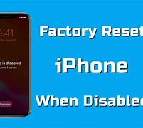 Image result for How to Reset a Disabled iPhone 8