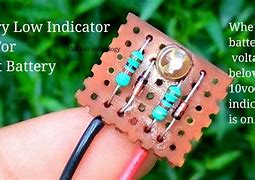 Image result for Low Battery Indicator Circuit