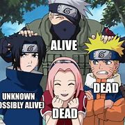 Image result for Naruto Team 7 Memes