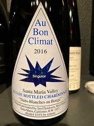 Image result for Au Bon Climat Chardonnay Bouge D'a Cote