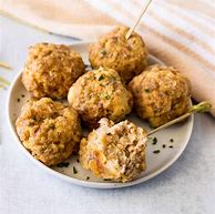 Image result for Sausage Cheese Balls with Bread Crumbs