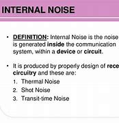 Image result for Internal Noise