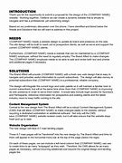 Image result for Web Development Project Proposal Template
