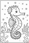 Image result for Color by Number Seahorse