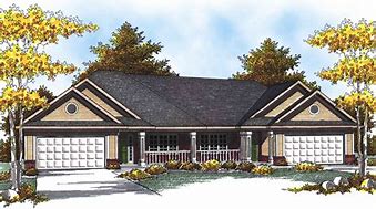 Image result for Ranch Duplex House Plans