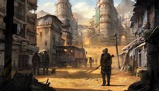 Image result for Post-Apocalyptic Desert City