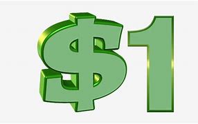 Image result for 1 Dollar Sign Clip Art