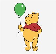 Image result for Pooh Bear Holding Balloon