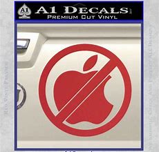 Image result for anti-Apple Sticker