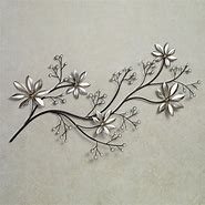 Image result for Silver Metal Wall Decor